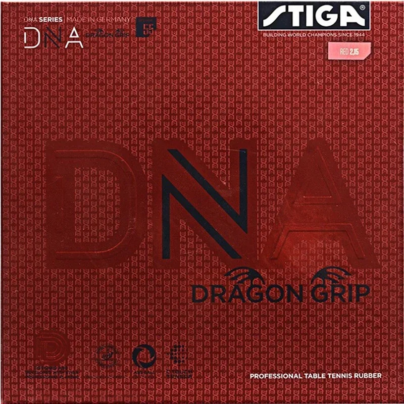 Table Tennis Zhang Jike - STIGA DNA DRAGON GRIP Tafeltennisrubber Pips-in