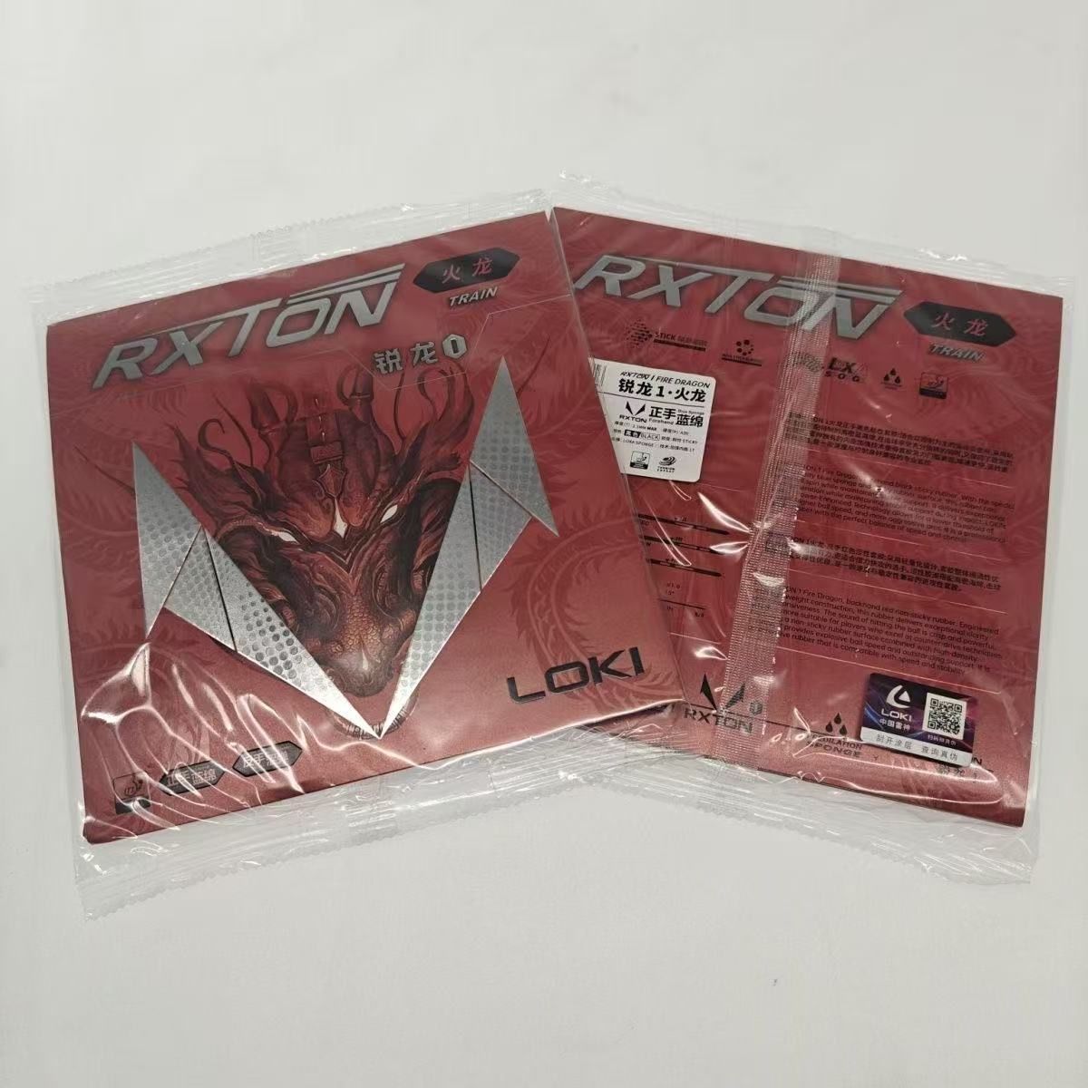 Table Tennis Zhang Jike - LOKI RXTON 1 FIRE DRAGON Tafeltennisracketset