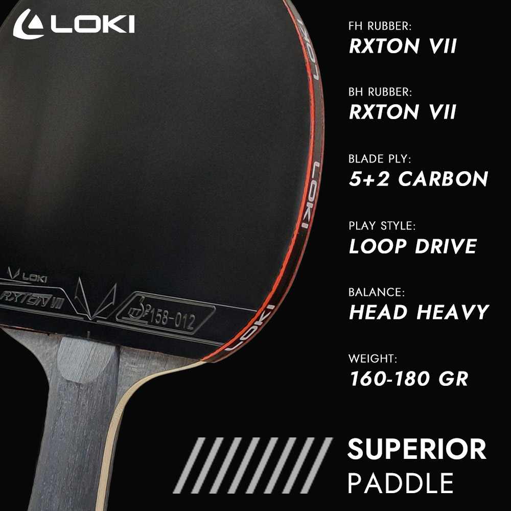 LOKI 9-sterren tafeltennisrack - Table Tennis Zhang Jike recensie en prijs